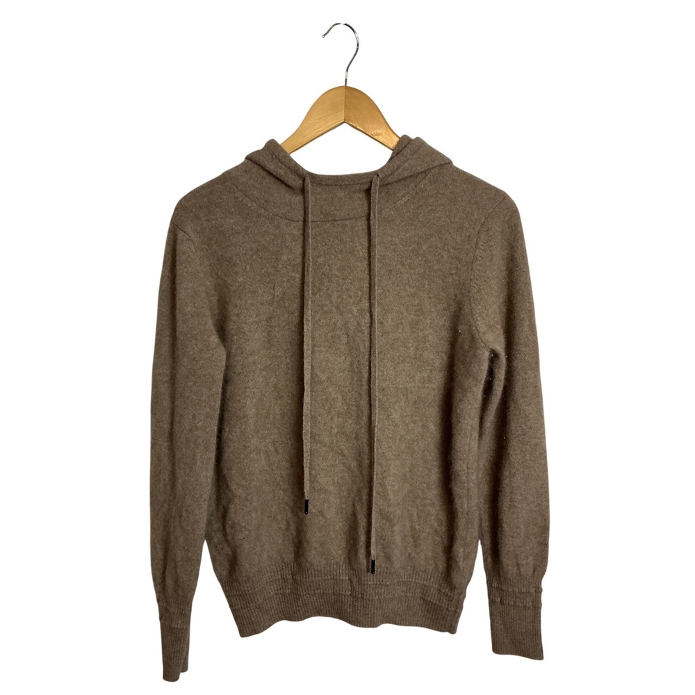 Gobi XS 100% Mongolian Cashmere Pullover Ultrasoft Hoodie Sweater Luxury Cozy